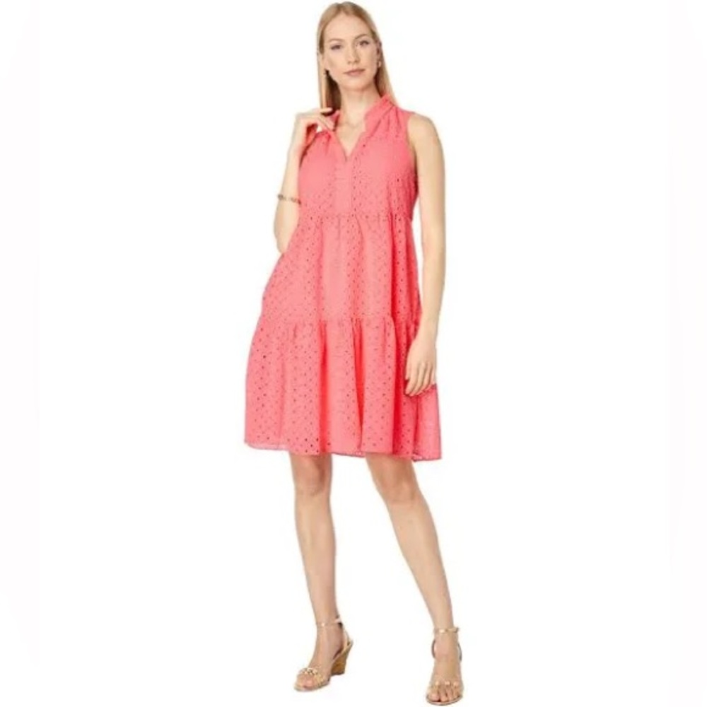 Novela eyelet swing dress